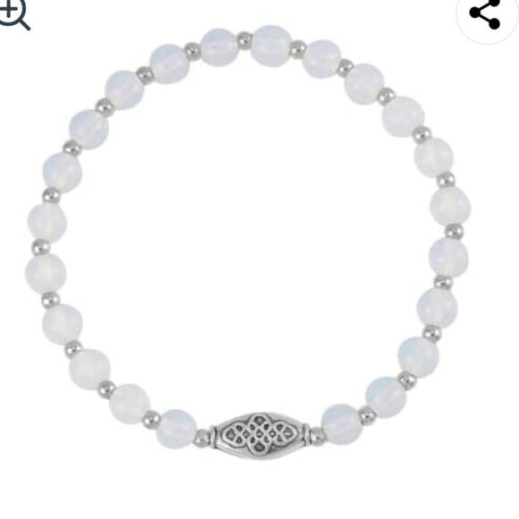 Set of 3 Opalite Beaded Stretch Bracelets - Picture 9 of 13